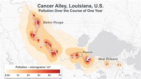 Exploring the Cancer Alley Map: A Glimpse into Environmental Justice