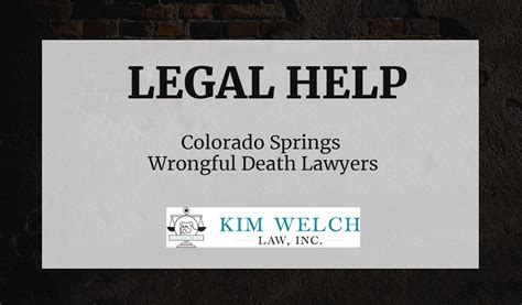 Colorado Wrongful Death Lawyers: Seeking Justice and Compassion for Your Loss