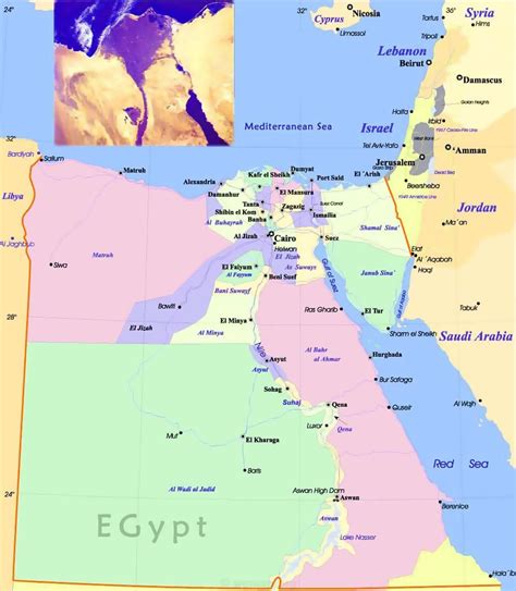 Egypt's Iconic Place on the African Map: A Visual Journey
