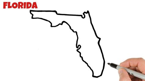 Drawing the Florida Map: A Creative Guide to Its Unique Shape