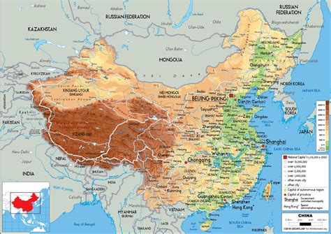 Printable Map of China for Education and Exploration