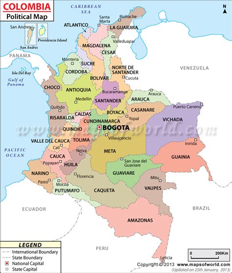 Unveiling the Rich Tapestry: A Detailed Map of Colombia