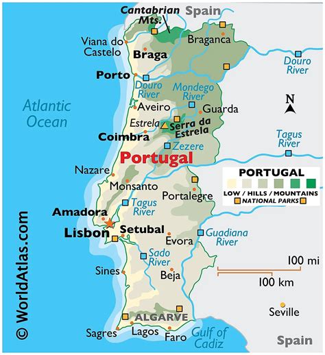 Unveiling the Majestic Map of Portugal Coast: Your Ultimate Coastal Journey Guide