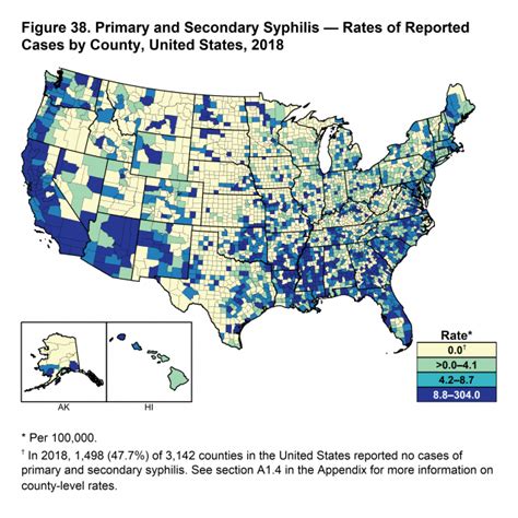 Understanding Syphilis Trends: A Comprehensive Map of USA Prevalence