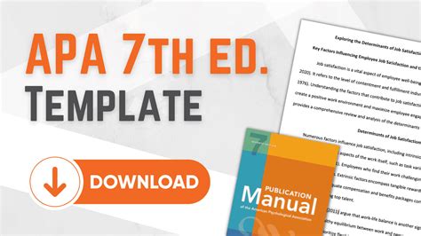 Mastering APA Format: A Guide to the 7th Edition Word Template