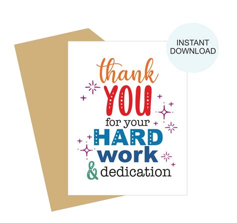 Printable Appreciation Cards: Heartfelt Thanks Made Easy