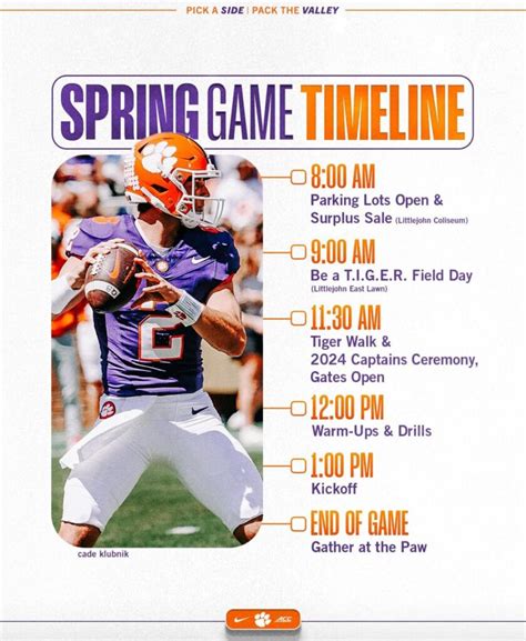 Clemson Tigers Football Schedule Today: How to Find Game Times and Watch Live