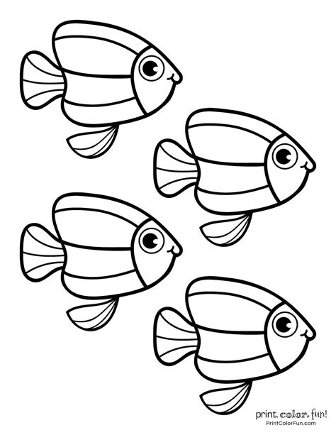 Free Printable Fish Coloring Pages for Creative Minds
