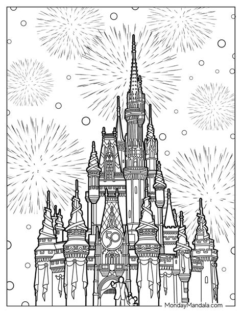 Enchanting Disney Castle Coloring Pages for Magical Fun