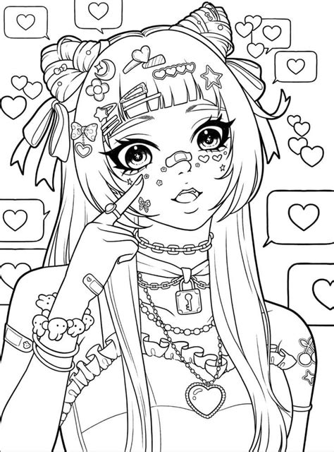 Cool Anime Coloring Pages for Creative Fans