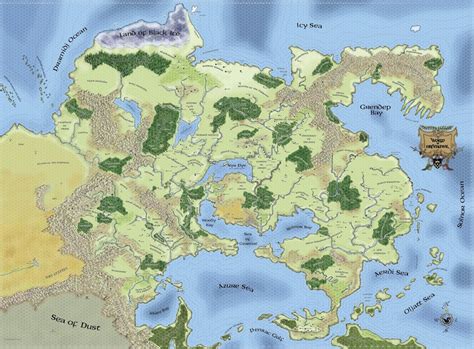 Unveiling the Map of Flanaess: Explore the World of Greyhawk