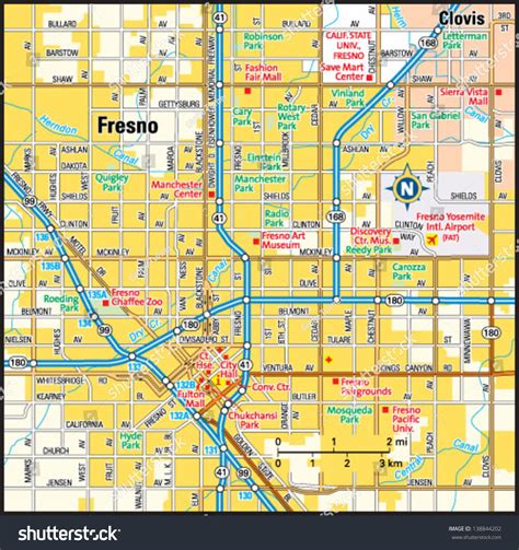Detailed Map of the Fresno Area: Explore California's Central Valley