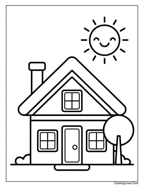 House Coloring Sheets: Fun & Creative Designs for All Ages
