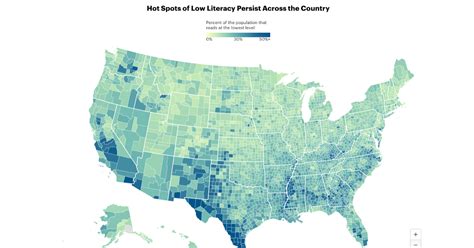 Unveiling the Hidden Challenge: An Illiteracy Map Across the USA