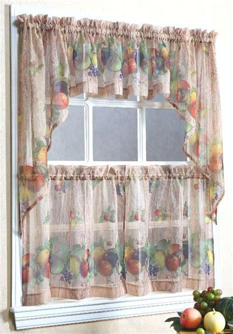 Vibrant Kitchen Curtains: Fresh Fruit Designs to Brighten Your Space