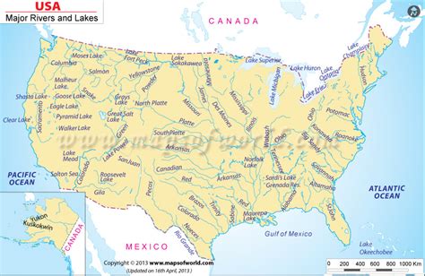 Exploring the Lifelines: Major Rivers of the USA