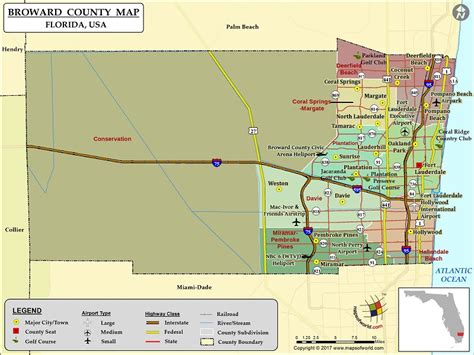 Unveiling Broward County: A Detailed Map of Florida
