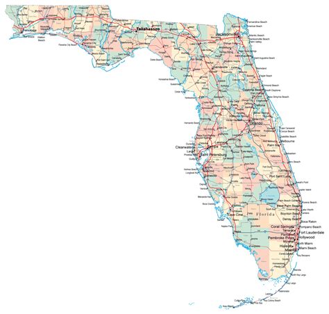 Exploring the Sunshine State: A Comprehensive Map of Florida