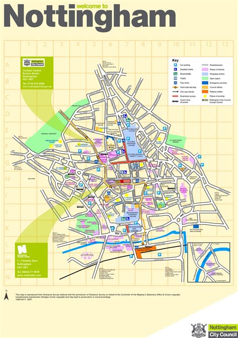 Explore Nottingham: A Comprehensive Map Guide to History & Landmarks
