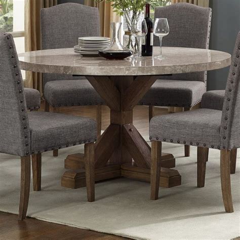 Elegant Marble Top Round Kitchen Table: A Timeless Centerpiece