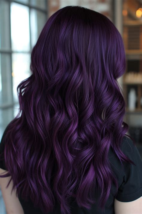 Midnight Violet Hair Color: Embrace the Mystical Deep Purple Hue