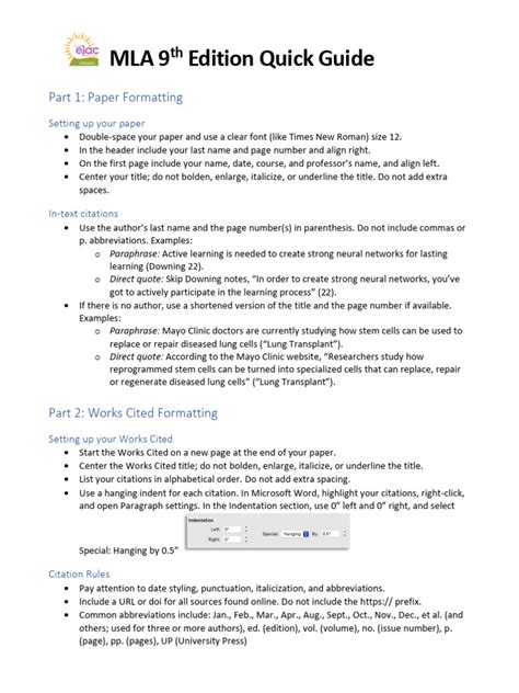 Mastering MLA 9th Edition: A Comprehensive Guide to Academic Writing