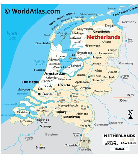 Unveiling the Beauty and Ingenuity of the Netherlands Map: A Journey Through Its Landscapes