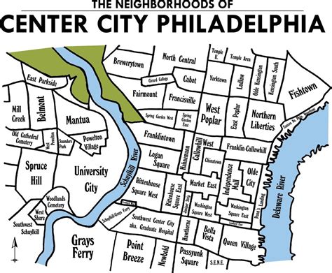 Exploring Philadelphia's Diverse Neighborhoods Map
