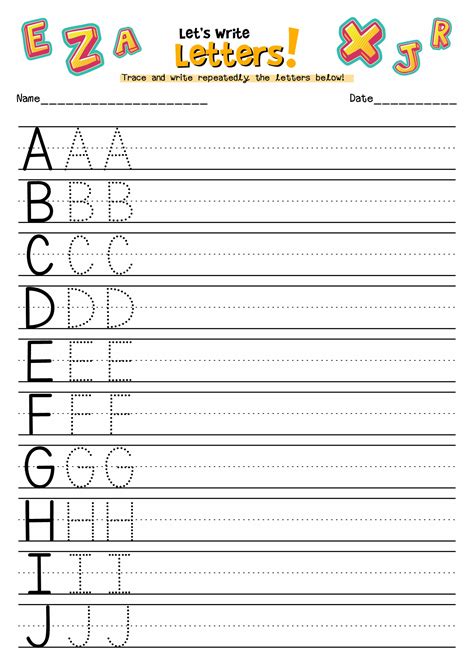 Printable Practice Letters: Master Your Handwriting Skills
