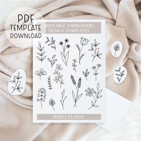 Unlock Creativity with Printable Embroidery Patterns