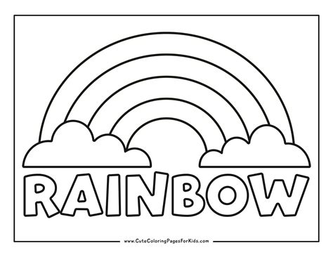 Vibrant Rainbow Colouring Pages: Unleash Your Creativity