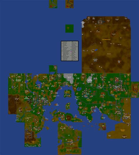 Unveiling the Legacy: Exploring the Classic RuneScape Map
