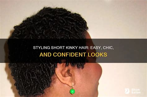 Effortless Elegance: Mastering Short Kinky Hair Styles