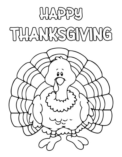 Delightful Turkey Colouring Pages for Kids & Adults