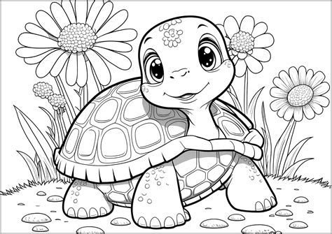 Delightful Turtle Coloring Pages: A Creative Escape for All Ages