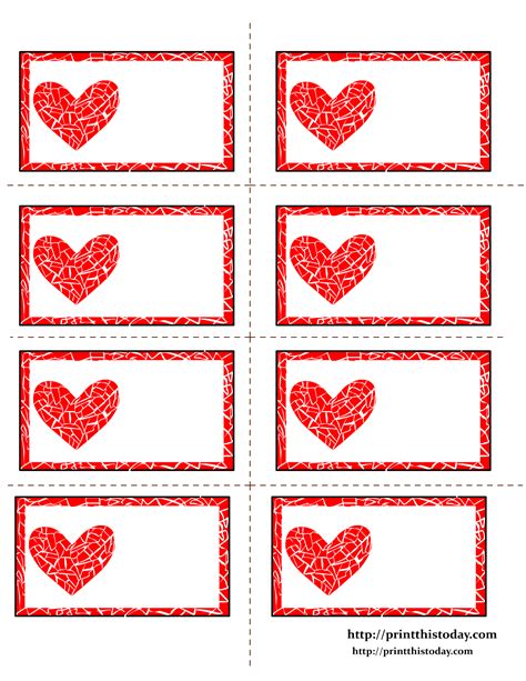 Free Printable Valentine's Day Labels to Personalize Your Gifts