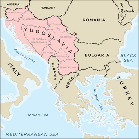 Exploring the Map of Europe: Tracing the Legacy of Yugoslavia
