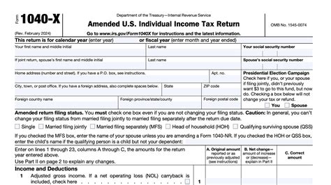 Amending Your Tax Return: Can You File Form 1040X Online?