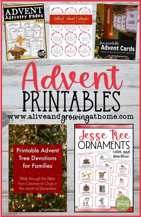 Free Advent Printables for a Joyful Holiday Season