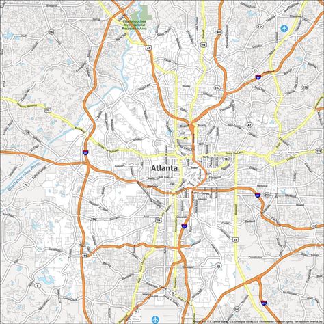 Discovering Atlanta: A Journey on the Map