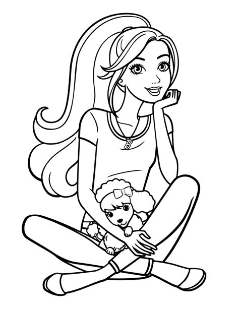 Unleash Creativity: Free Barbie Colouring Pages for Kids and Adults