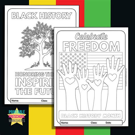 Inspiring Black History Month Coloring Pages for Preschoolers: Free Printables
