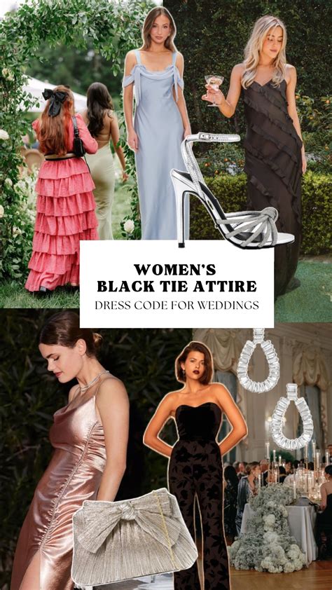 Elegance Unveiled: Decoding Black Tie Attire for Women