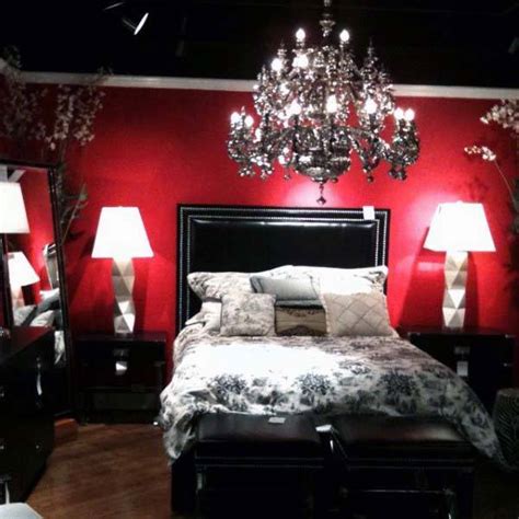 Dramatic Flair: Black, White, and Red Bedroom Designs