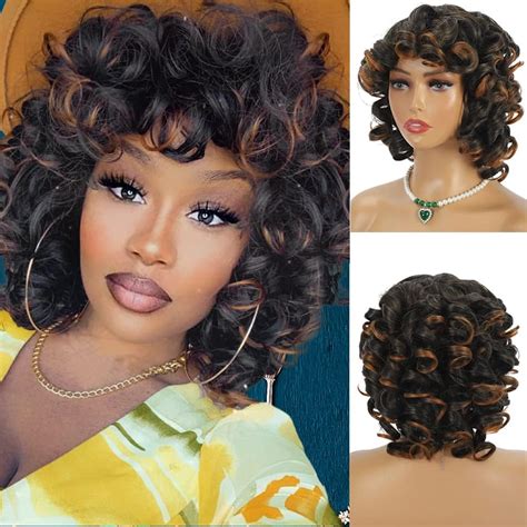 Radiant Transformations: Black Women Embracing Brown and Black Wigs