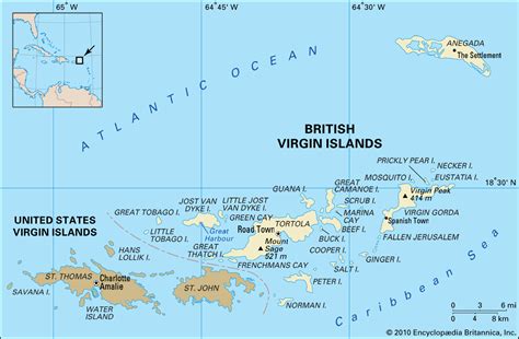 Locating the British Virgin Islands on the World Map: A Caribbean Gem