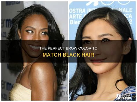 Perfect Brow Colors for Black Hair: Enhance Your Look