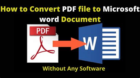 Unlock Productivity: Seamlessly Convert PDF to Microsoft Formats
