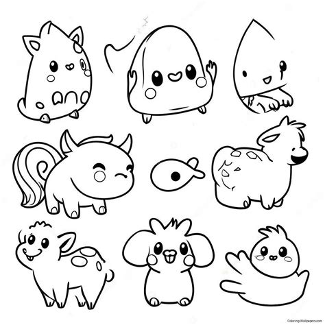 Adorable Mini Coloring Pages for Creative Fun