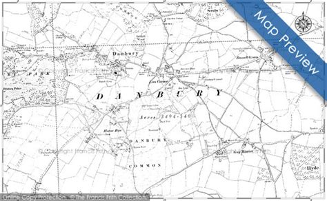 Explore Danbury, Essex: A Comprehensive Map Guide